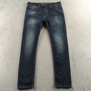 Pepe Jeans Jeans Mens 36x33 Blue Daniell-V Vapour Stretch‎ Denim Dark Wash